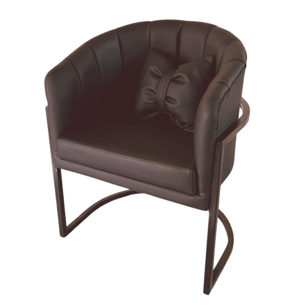 Sillón Individual Negro Ultra Cuero - Imagen 3